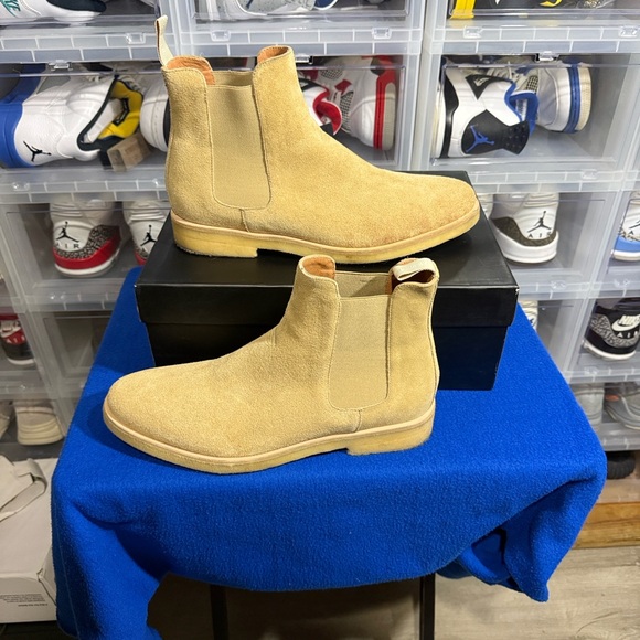 Republic Tan Suede Ankle Boots - Picture 2 of 7